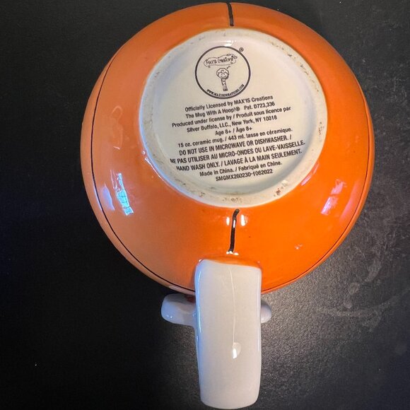 MAX'IS Creations Basketball Shaped Mug / Bowl w/ Attached Hoop & Backboard - Picture 7 of 9